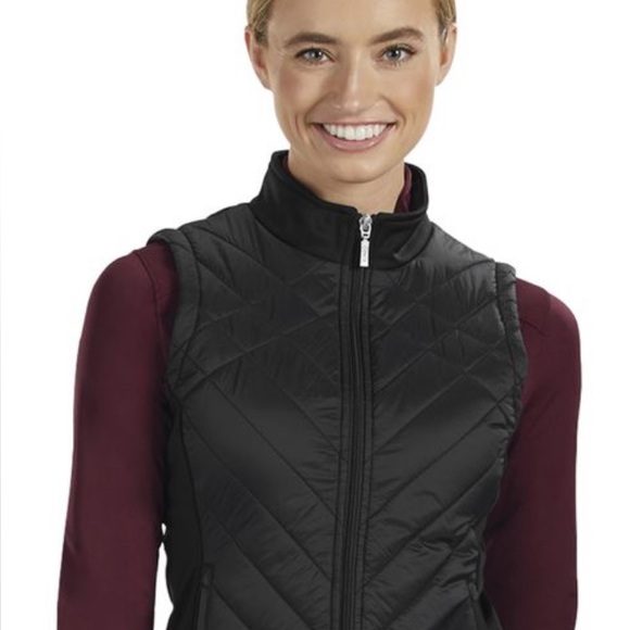 Columbia Jackets & Blazers - Columbia Black Quilted Vest Jacket large NWOT